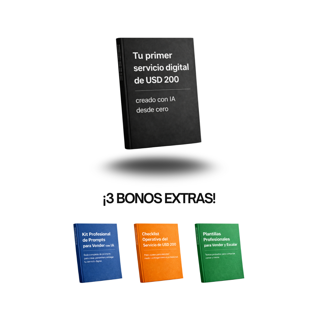 Tu primer Servicio Digital de USD 200 con IA